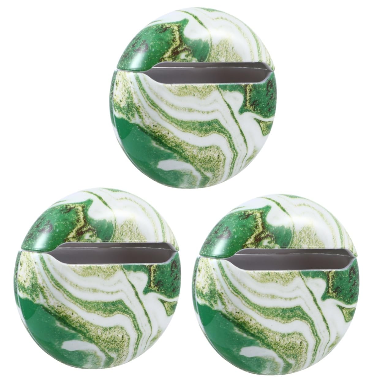 Homoyoyo Marble Earphone Cover Case (3-Pack) - Stylish Marbling Earbud Protector for AirPods & Wireless Headphones - Perfect for Travel, Workouts & Daily Use