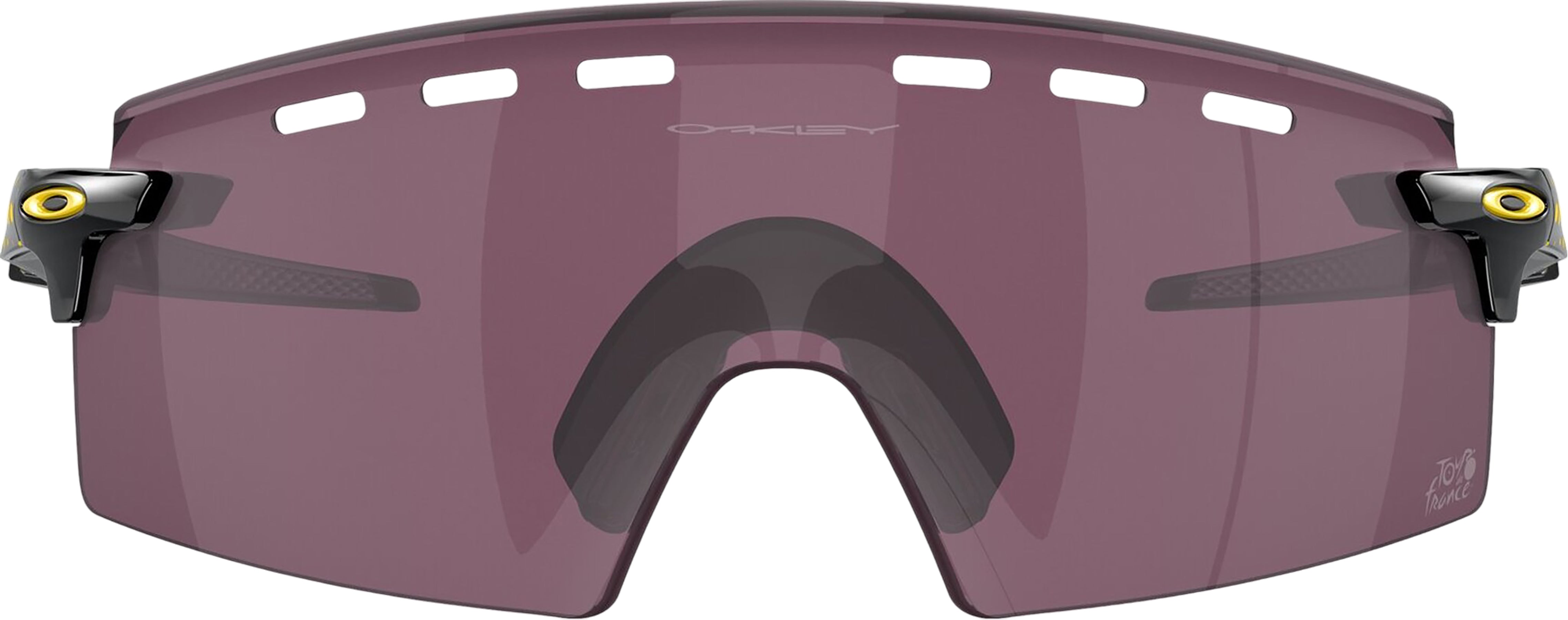 2024 Tour De France Encoder Strike Sunglasses - Black Ink Frame with Prizm Road Black Lens - Unisex Cycling Shades for Road Biking & Outdoor Sports