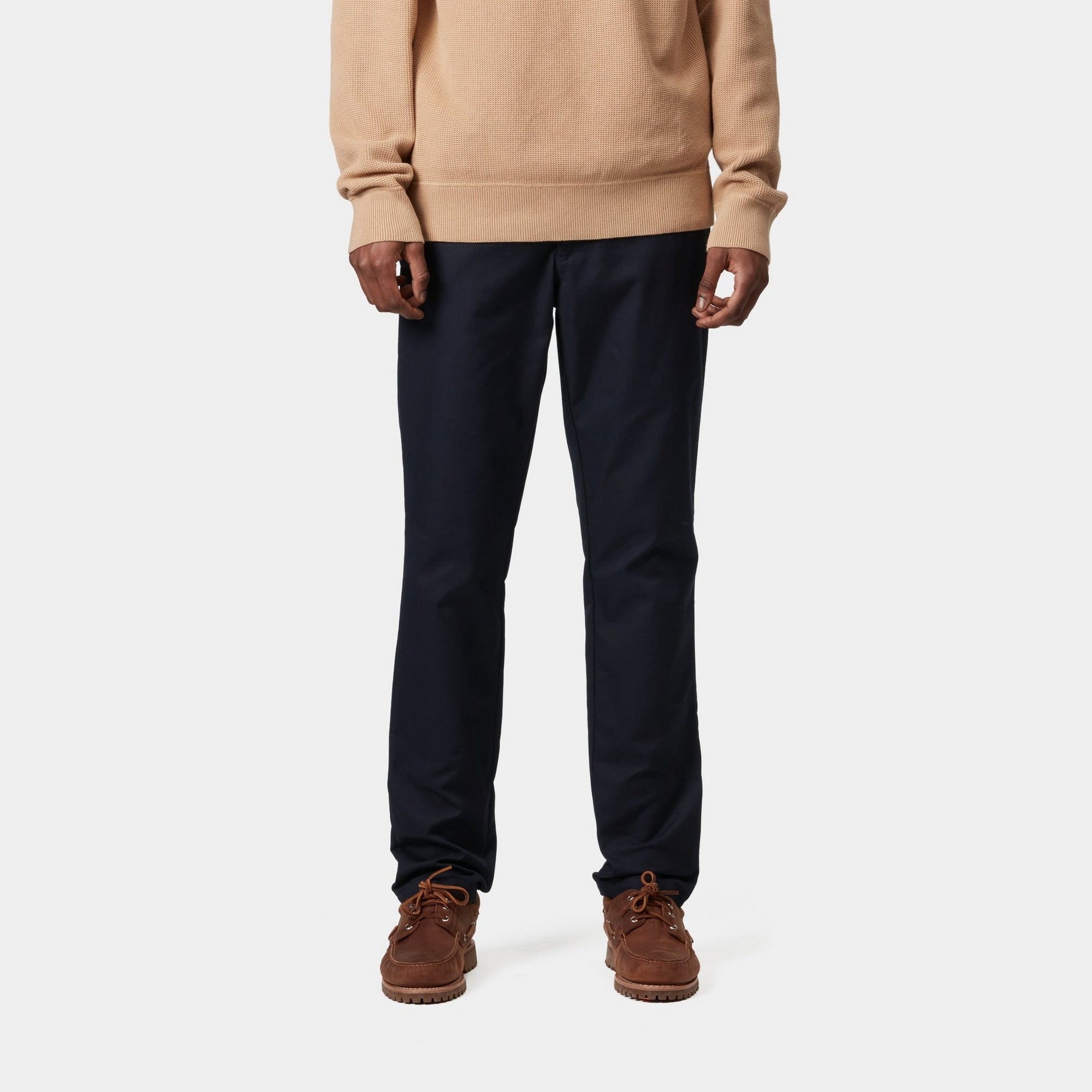 Sid Pant | Dark Navy Blue Men's Casual Pants | Comfortable Slim Fit Trousers for Work, Travel & Everyday Wear