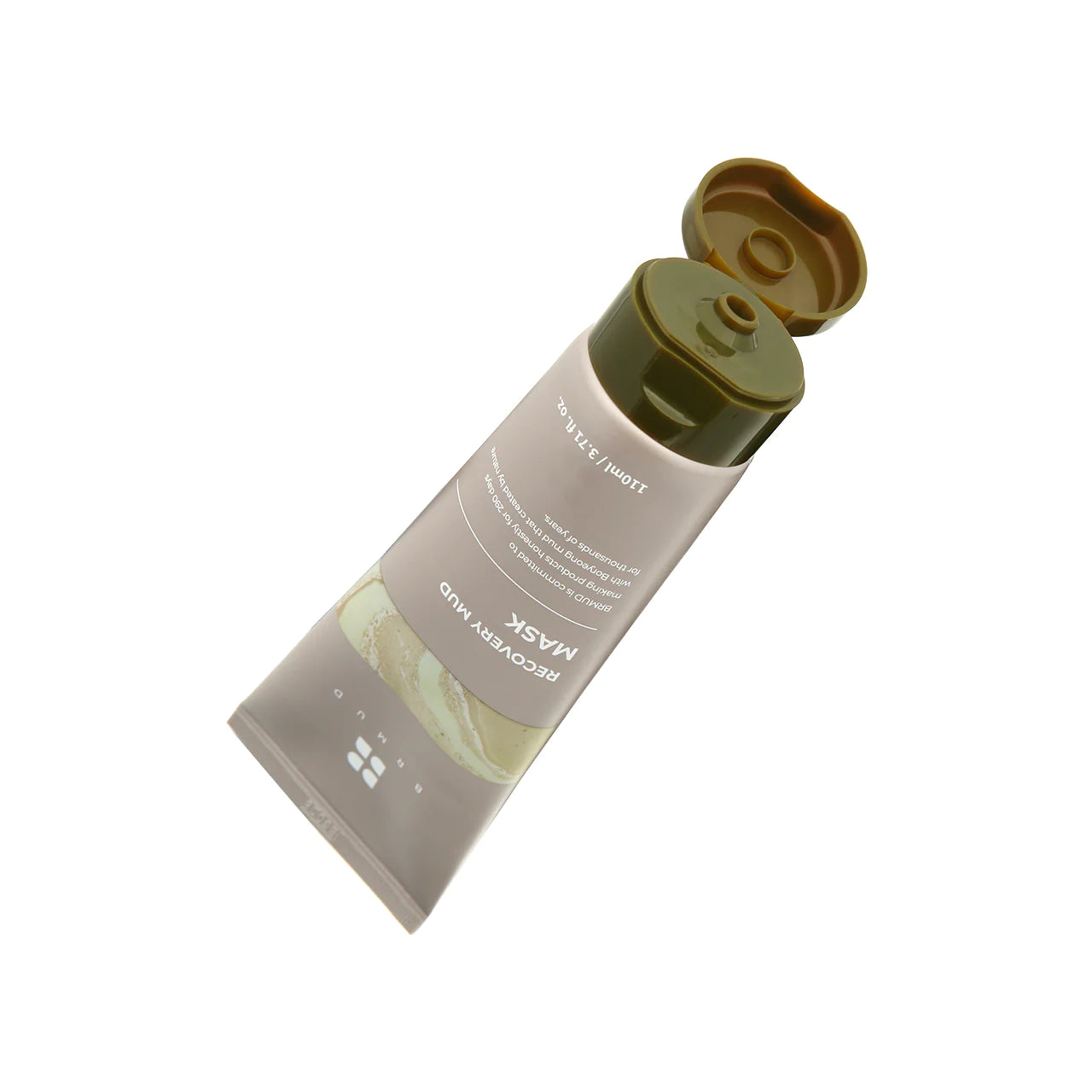 BRMUD Detoxifying & Hydrating Recovery Mud Mask 110ml - Deep Cleansing & Pore Minimizing for Glowing Skin - Perfect for Spa Nights & Self-Care Routines
