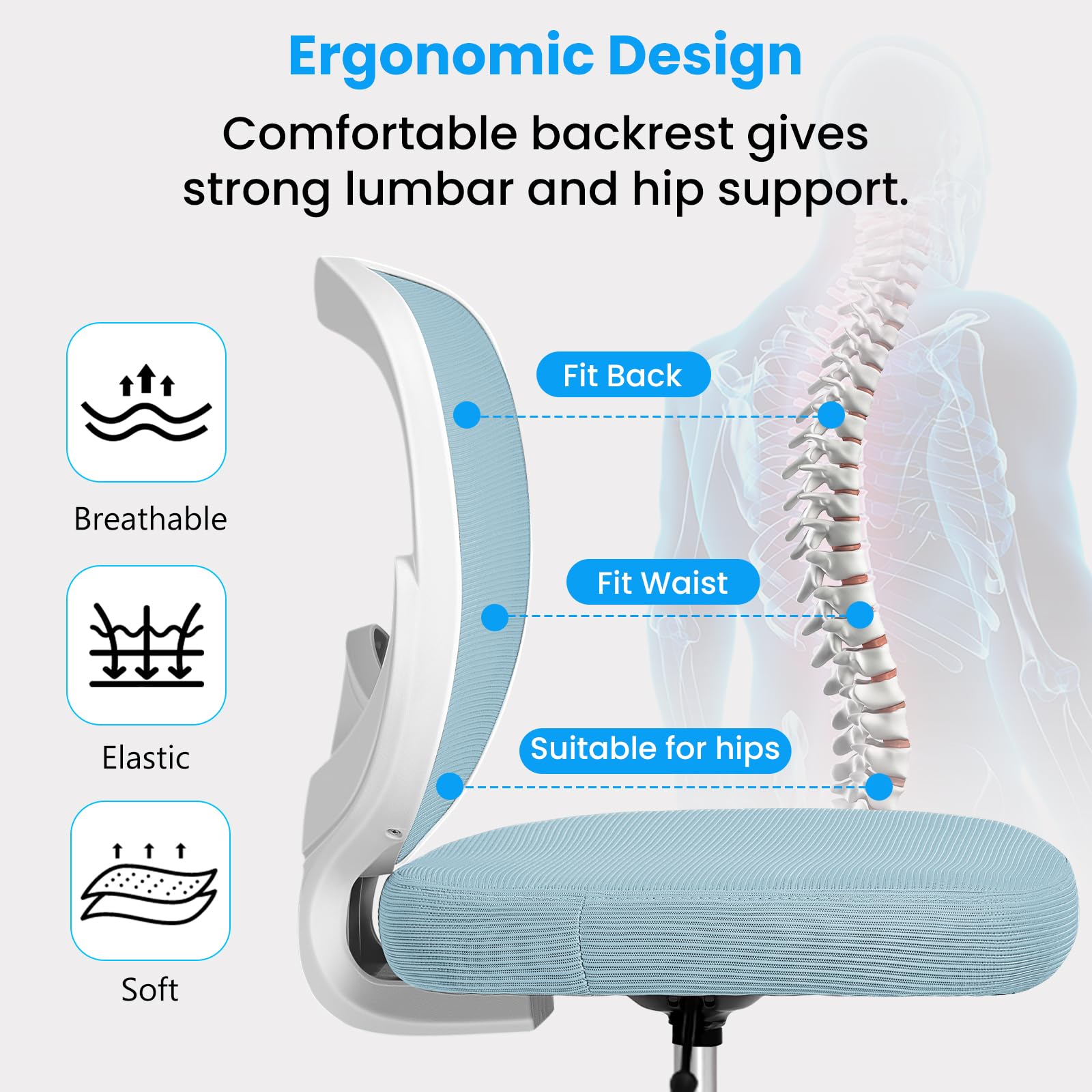 **Ergonomic Drafting Chair - Adjustable Height Office Stool with Footrest for Standing Desks, Rolling Armless High Chair for Artists & Designers - Perfect for Home Office, Studio & Workspaces**