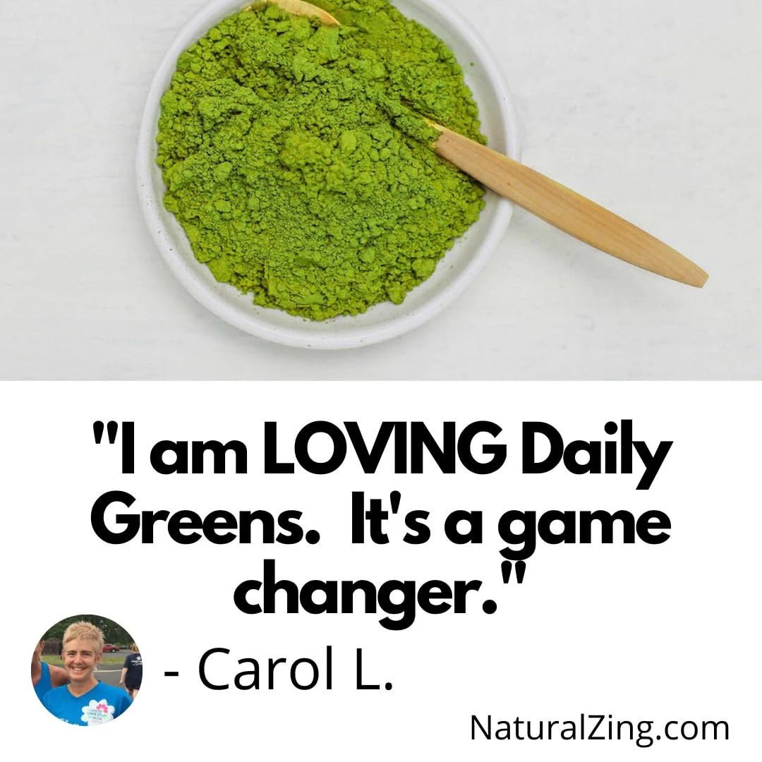 Power Greens Superfood Powder - 7 Juiced Greens with Digestive Enzymes for Gut Health | Detox & Energy Boost for Smoothies & Wellness Drinks