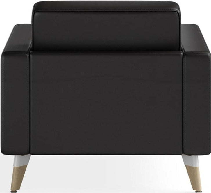 Safco Modern Lounge Chair Without Legs - Ergonomic Design for Office, Living Room & Waiting Areas [Model 1732]