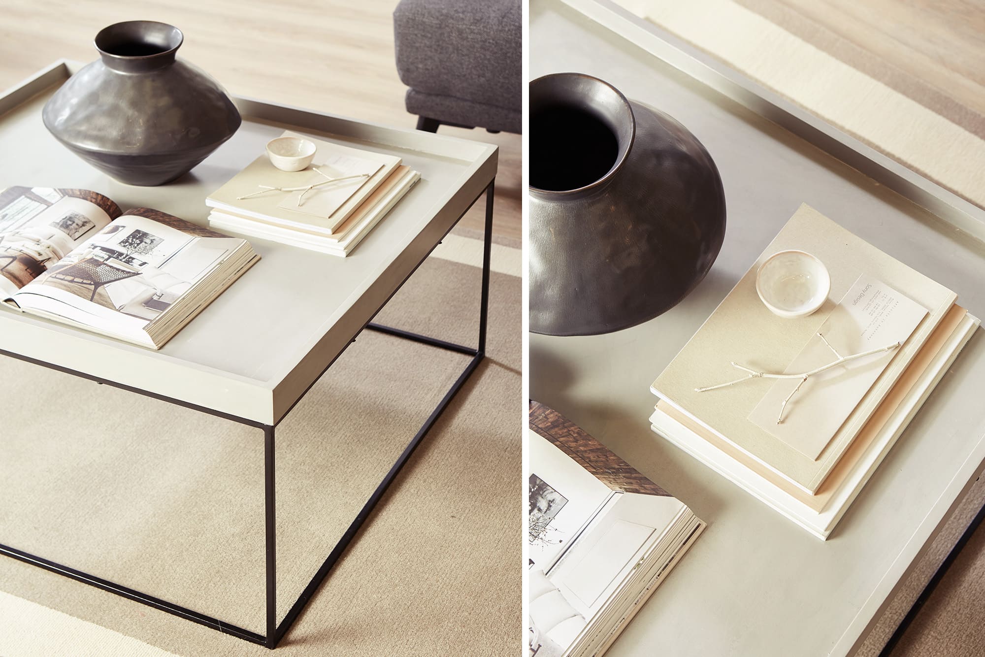 Modern MOMA Coffee Table - Mid-Century Style Center Table for Living Room, Home Decor & Small Space Furniture - Perfect for Lounge, Office or Apartment