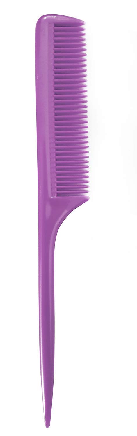 Stylish Hair Comb Set with Mirror for Women, Men, Boys & Girls - 6-Piece Hair Accessories Kit (Red) - Perfect for Travel, Home, Salon & On-the-Go Styling
