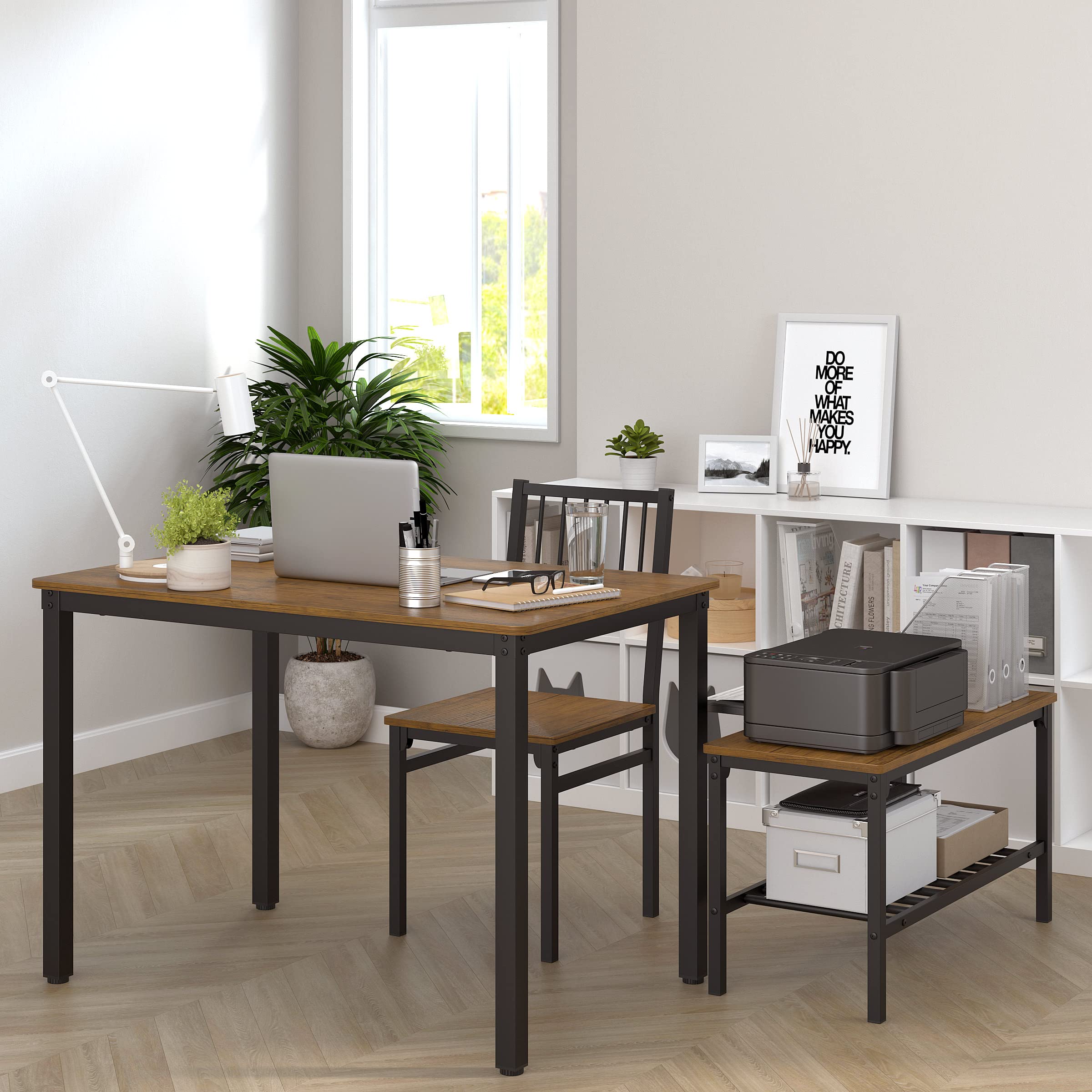 Teraves 4-Piece Dining Table Set with 2 Chairs & Bench - 43.31