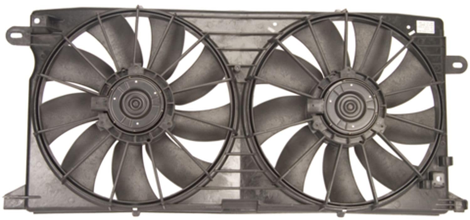 Four Seasons 75624 Radiator Fan Motor Assembly Replacement - Compatible with [Vehicle Models] - High Performance Cooling System Part for Summer Driving & Overheating Prevention