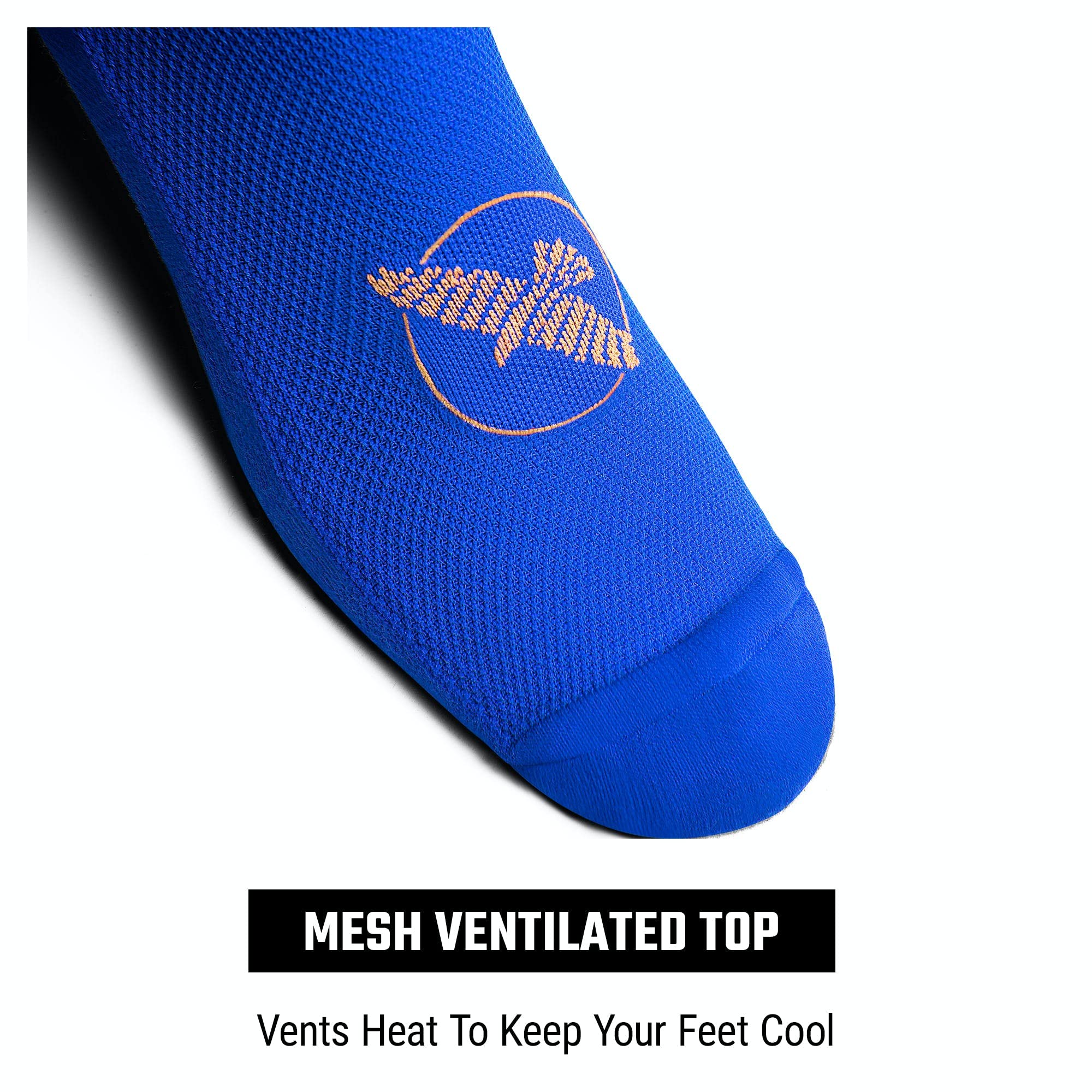 Hayabusa Men's Pro Boxing Socks - Breathable Athletic Training Socks for Boxing, MMA & Workouts (1 Pair) - Perfect for Gym, Martial Arts & High-Intensity Training