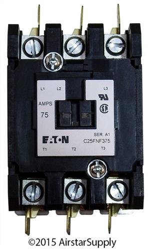 Cutler Hammer C25FNF375B DP Contactor 230V 75 AMP - Heavy Duty Electrical Switch for HVAC, Industrial Machinery & Motor Control Systems