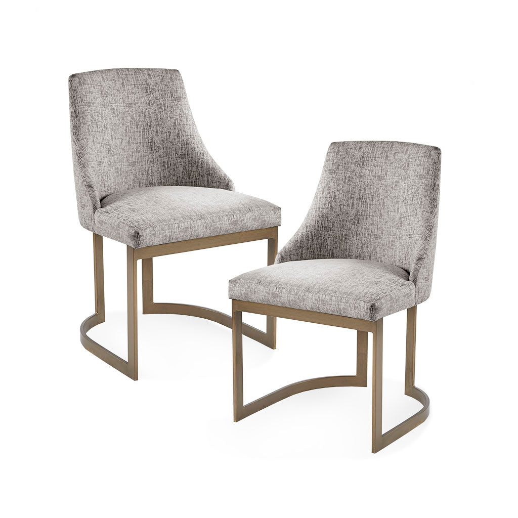 Bryce Dining Chairs Set of 2 - Modern Wooden Kitchen Chairs with Padded Seat for Dining Room, Kitchen, Breakfast Nook & Home Office