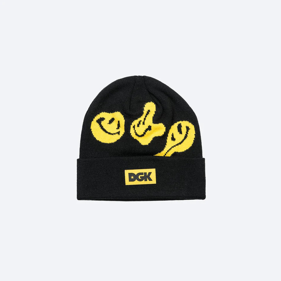 DGK Drip Beanie - Trendy Winter Skull Cap for Men & Women - Warm Knit Hat for Cold Weather - Perfect for Snowboarding, Skiing, and Streetwear Fashion