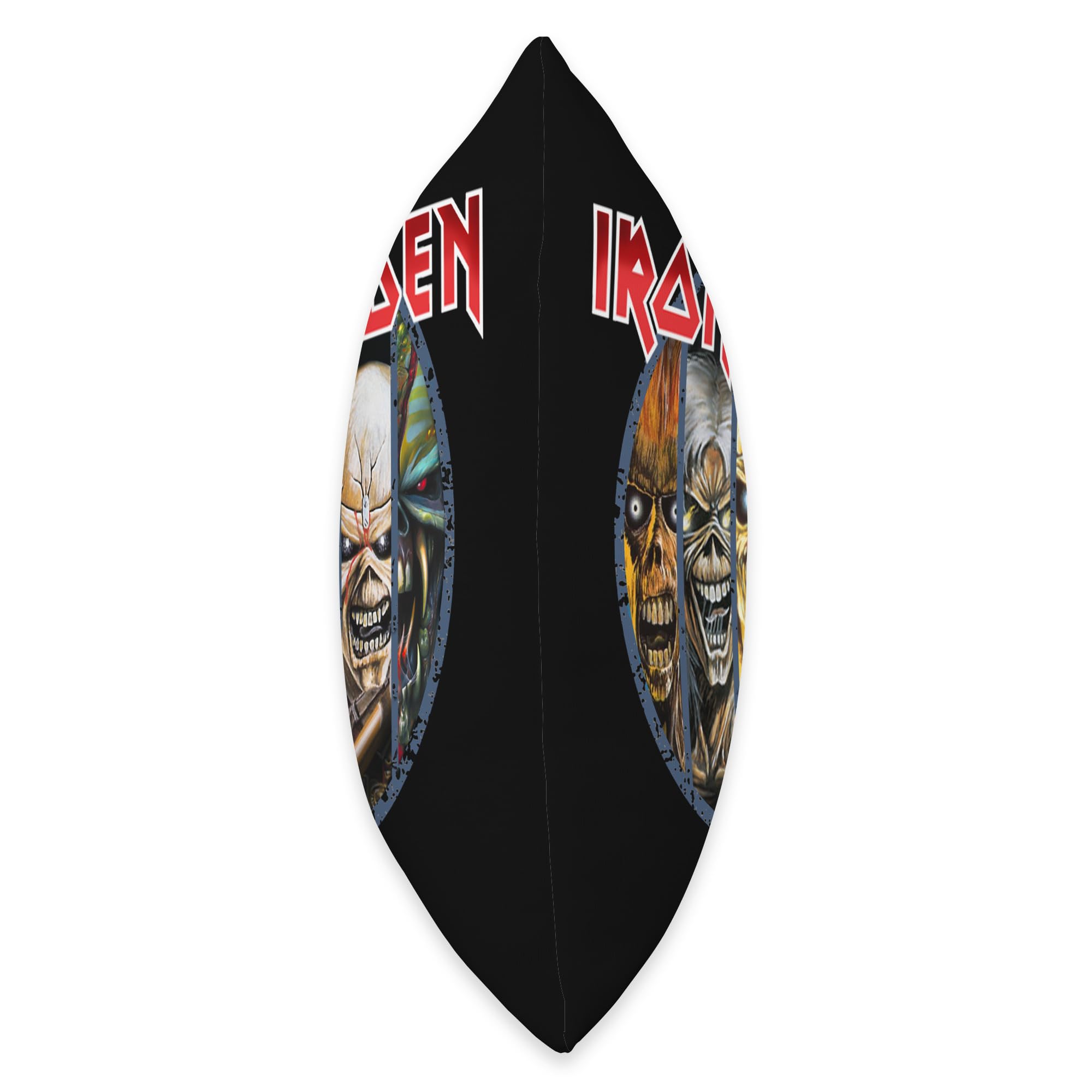 Iron Maiden - Eddie Evolution Throw Pillow | Heavy Metal Band Merch | Home Decor for Music Fans | Perfect for Bedroom, Living Room & Concert Themed Spaces