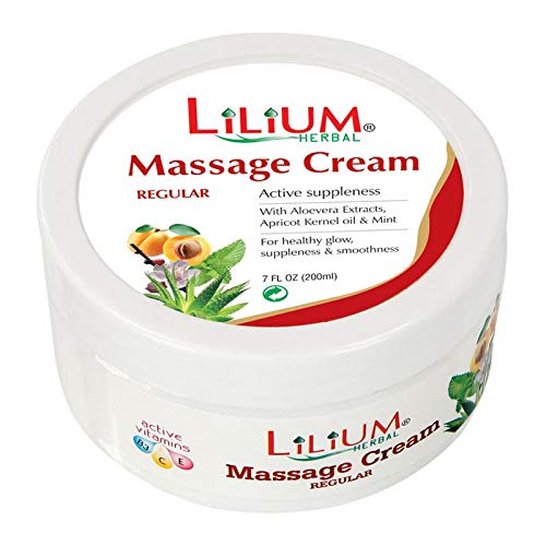 Lilium Herbal Massage Cream - 200ml | Natural Pain Relief & Muscle Relaxation | Perfect for Post-Workout Recovery & Spa Treatments