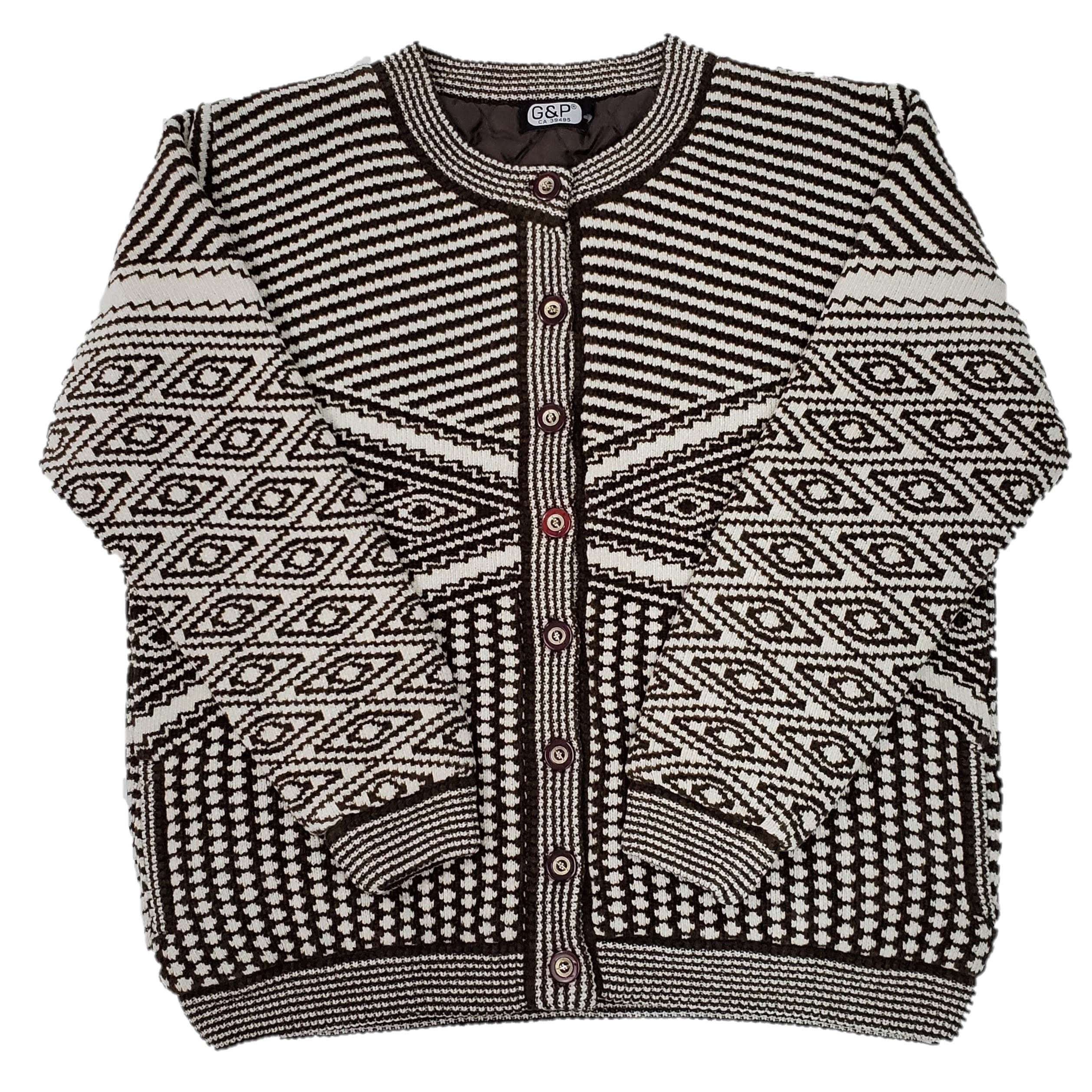 Brown Off White