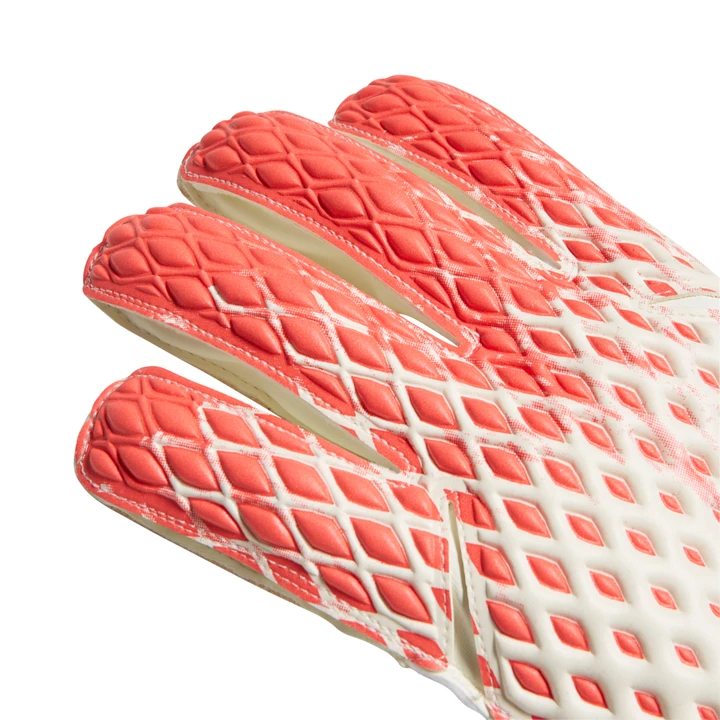 Adidas Predator Match Fingersave Goalkeeper Gloves - Professional Soccer Goalie Gloves with Finger Protection for Training & Matches