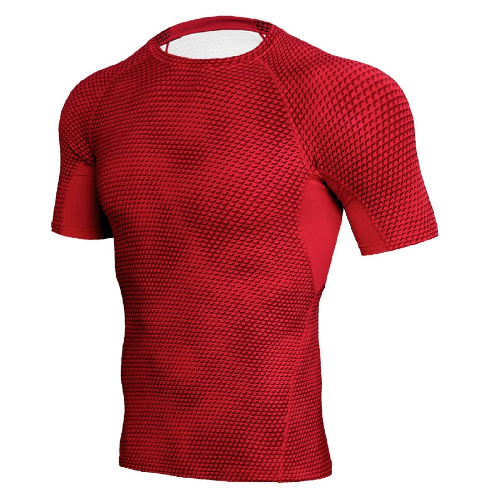 Maryia Men's 2-Piece Workout Tracksuit - Slim Fit Short Sleeve Tech Shirt & Classic Fit Gym Shorts for Running, Cycling & Training | Perfect for Gym, Sports & Casual Wear