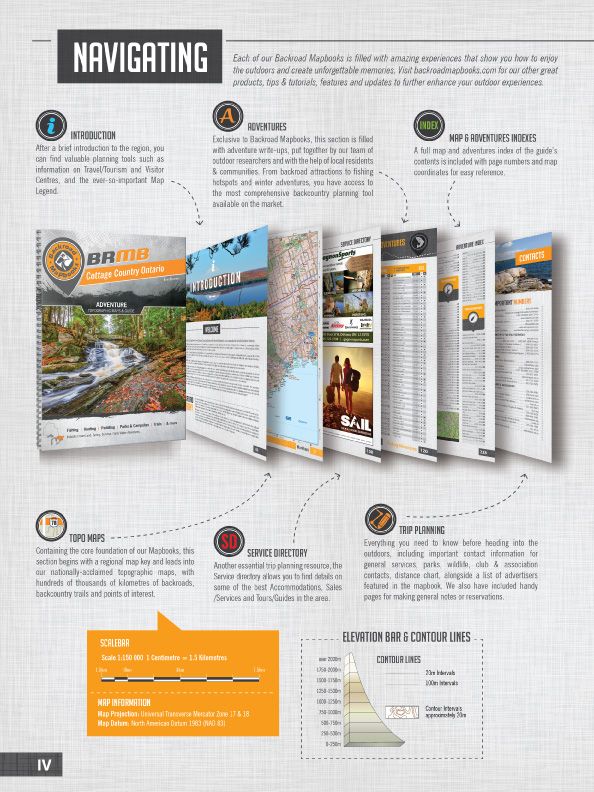 Backroad Mapbooks Cottage Country Ontario 7th Edition - Detailed Travel Maps for Outdoor Adventures, Hiking, and Camping in Ontario's Cottage Country