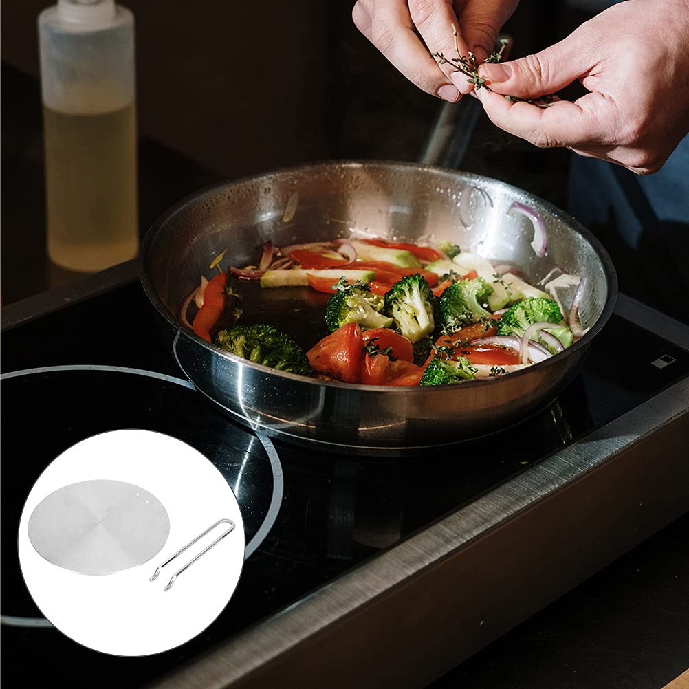 Cabilock Induction Cooker Heat Diffuser Plate - Heat Conduction Disk for Induction Cooktops, Thermal Guide Plate & Heat Converter for Non-Induction Cookware - Perfect for Kitchen, Camping & RV Cooking