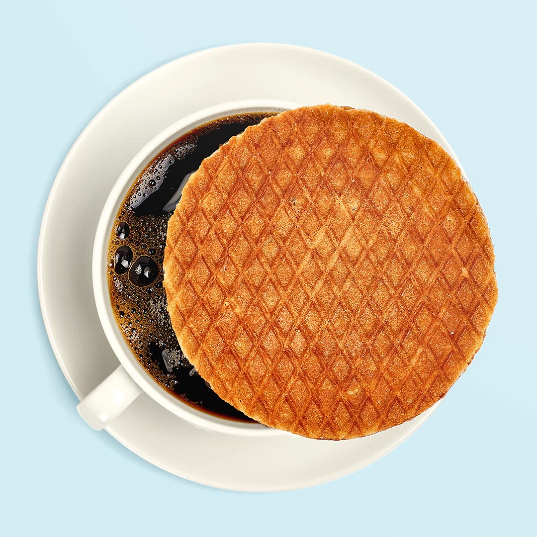 RIP VAN WAFELS Honey & Oats Wafel Cookies, 4.64 OZ (12 Pack) - Delicious Dutch Waffle Cookies for Breakfast, Snacks & Coffee Time - Perfect for Office, School & Travel