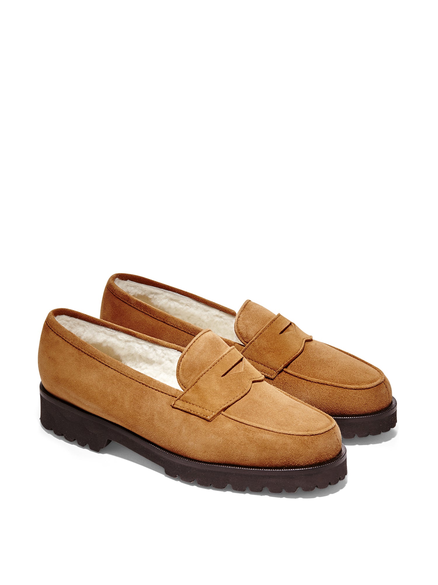 Maia Suede Loafer Shoes for Women - Comfortable Slip-On Casual Flats with Soft Cushioning - Perfect for Office, Travel & Everyday Wear
