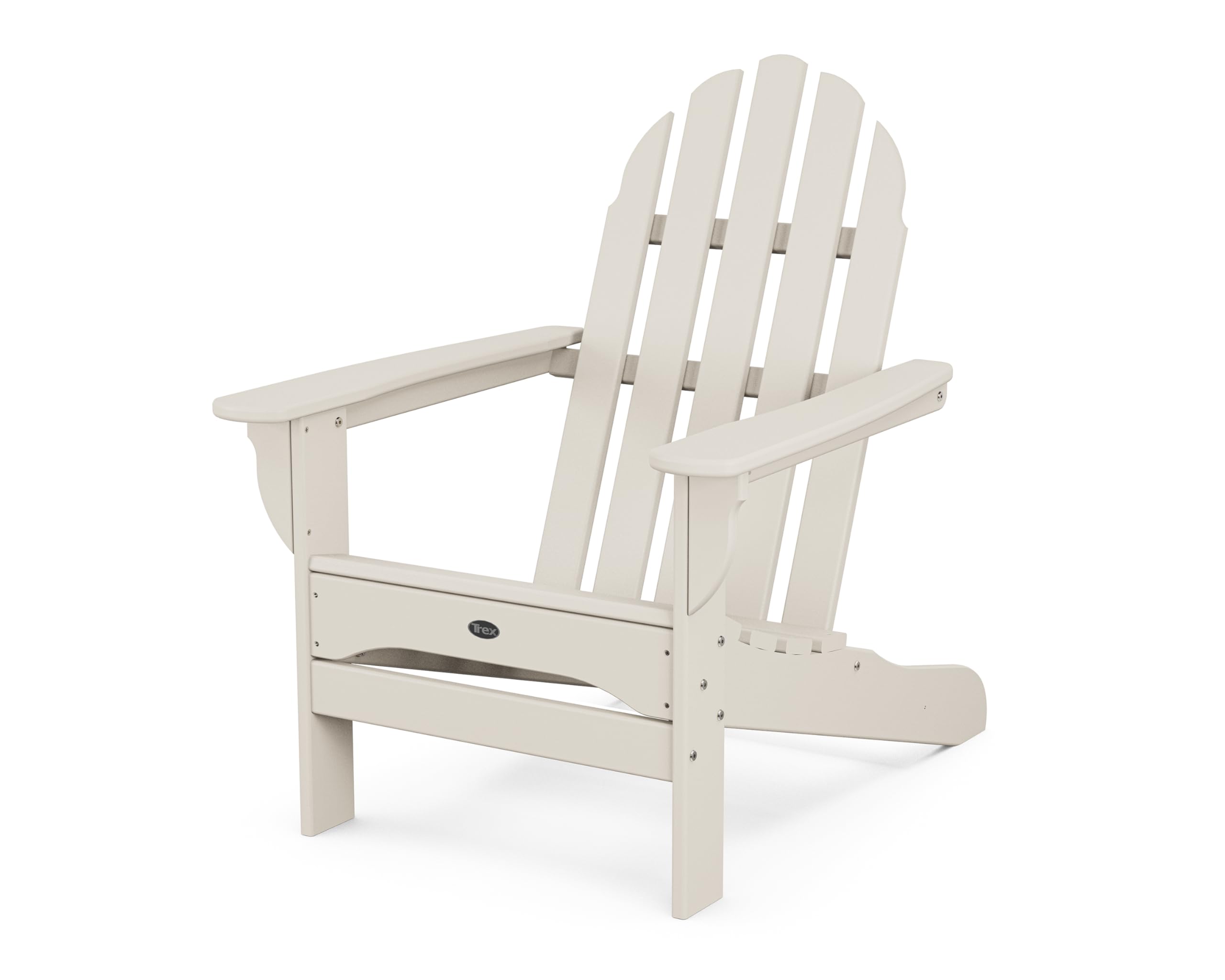 Premium Trex Outdoor Furniture Cape Cod Adirondack Chair - Durable All-Weather Recycled Plastic Patio Chair for Backyard, Garden & Poolside Relaxation