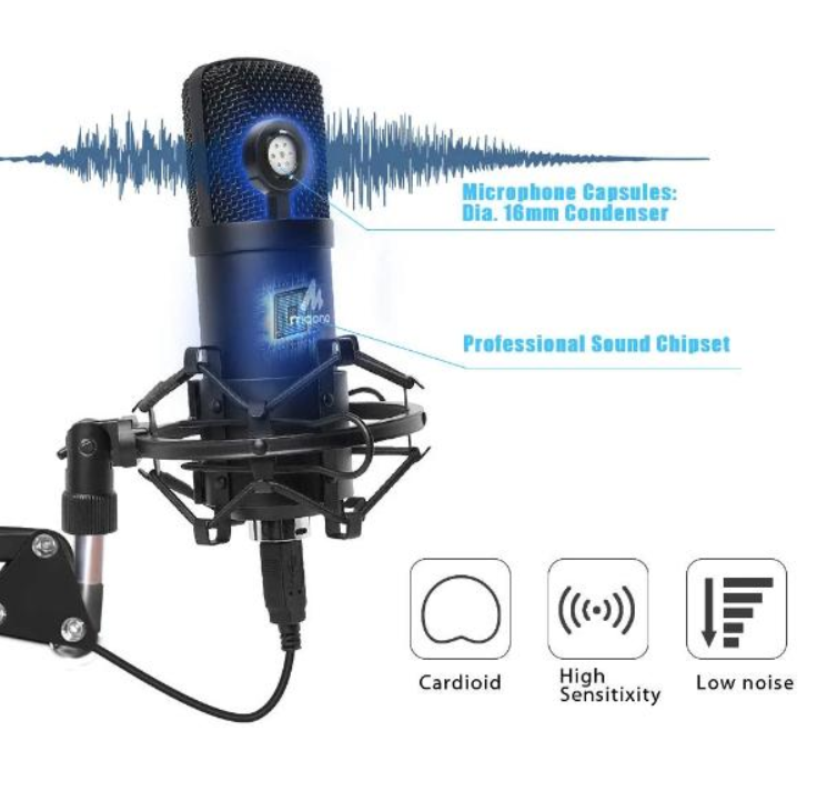 Maono AU-A04 USB/XLR Dynamic Microphone for Podcasting, Streaming & Recording - Professional Studio Quality for YouTube, Gaming & Voice Overs