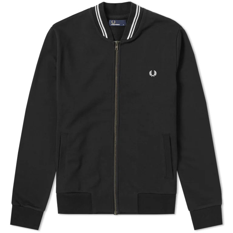 Fred Perry Men's Bomber Neck Sweater - Classic Knit Pullover for Casual & Smart Outfits | Perfect for Fall & Winter Layering
