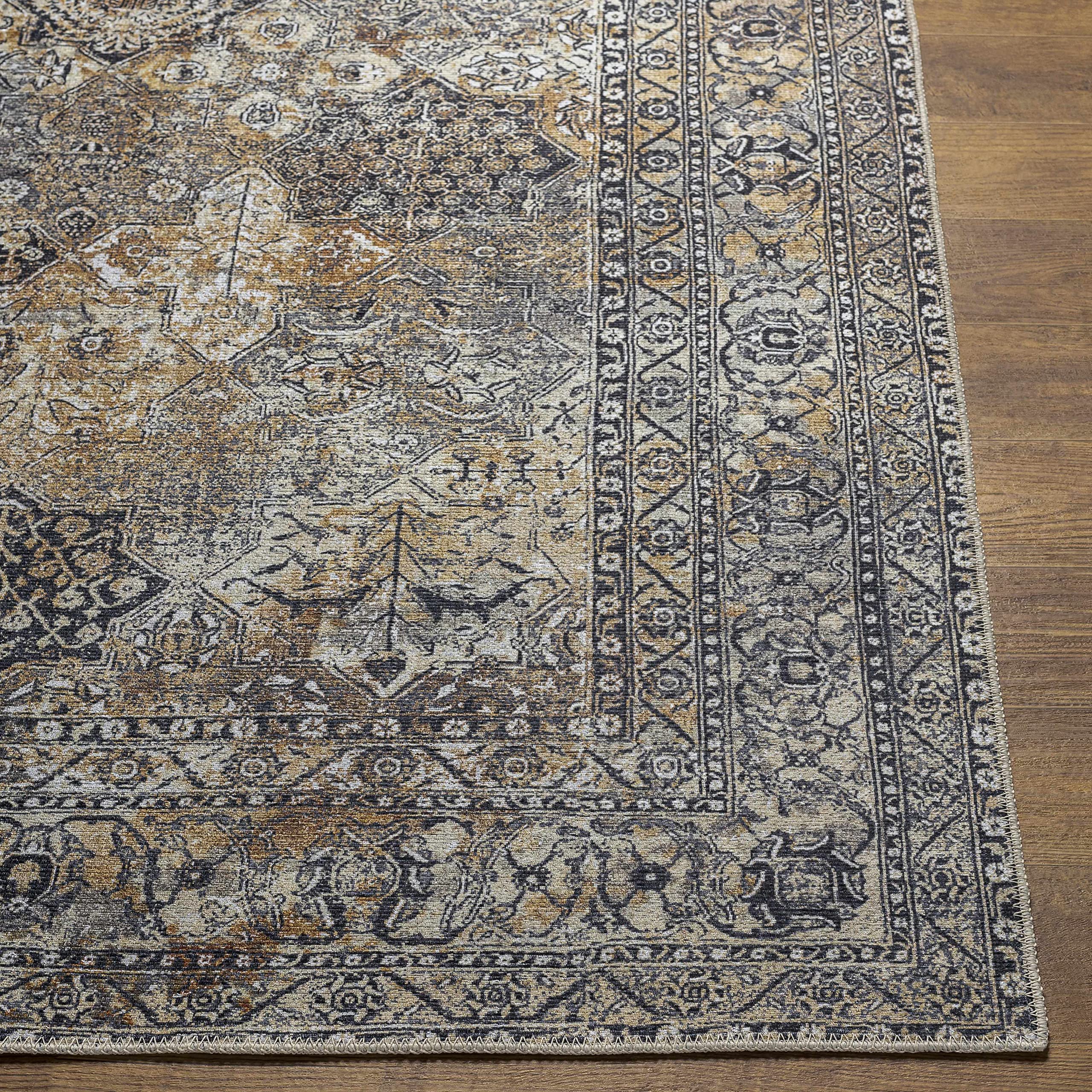 Hauteloom Dagatan Machine Washable Area Rug - Soft & Durable for Living Room, Bedroom - 5'3