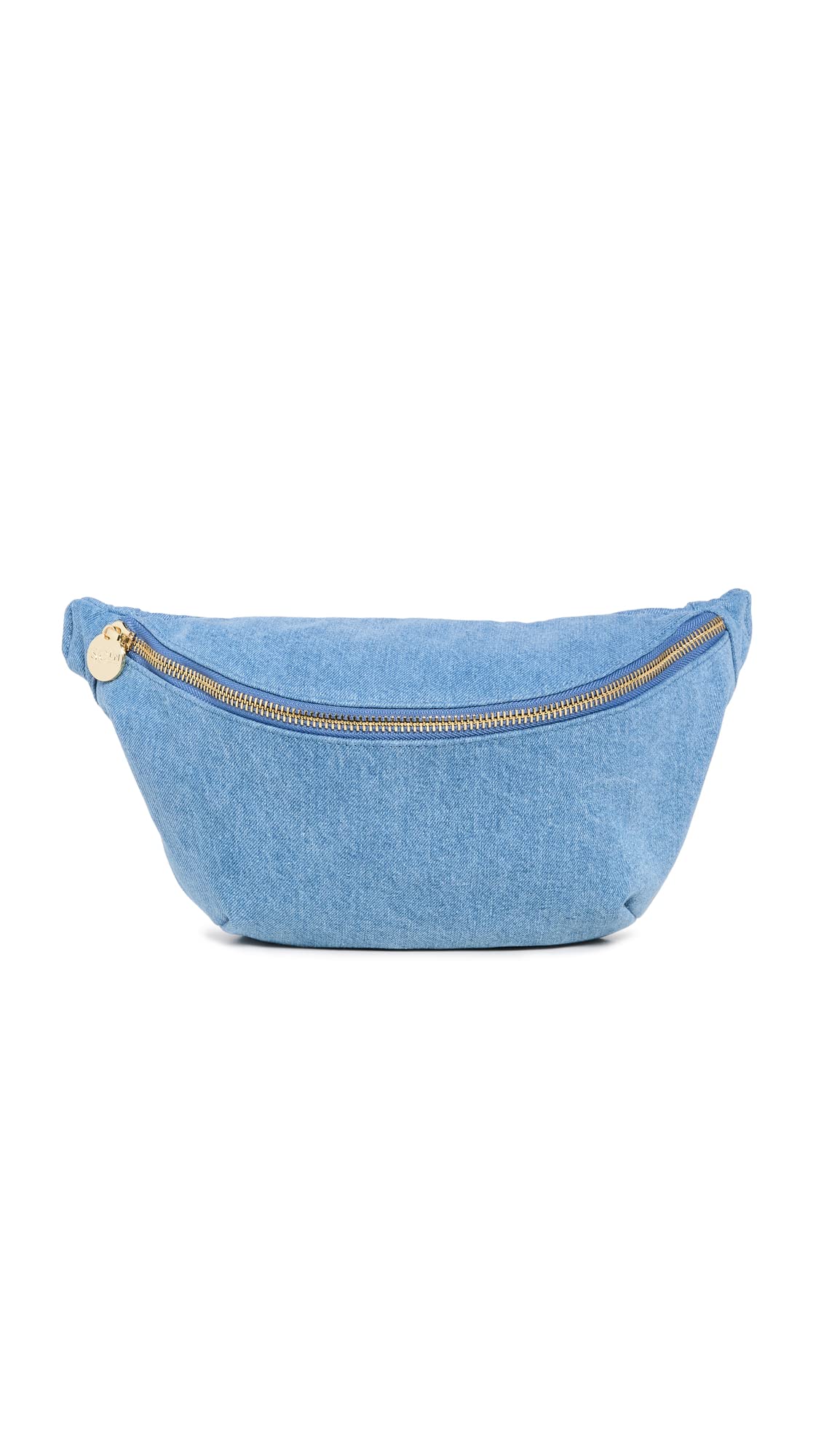 Stoney Clover Lane Women's Denim Jumbo Fanny Pack Waist Bag - Stylish & Spacious Crossbody Bumbag for Travel, Hiking, Concerts & Everyday Use