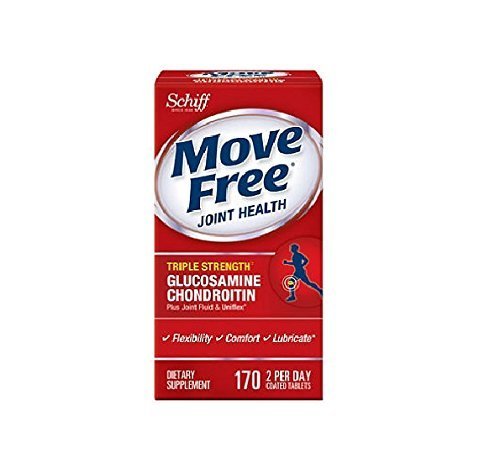 Schiff Move Free Advanced Joint Support Supplement - 170 Count Tablets for Joint Health & Mobility - Supports Cartilage & Comfort - Ideal for Active Lifestyles, Athletes & Seniors
