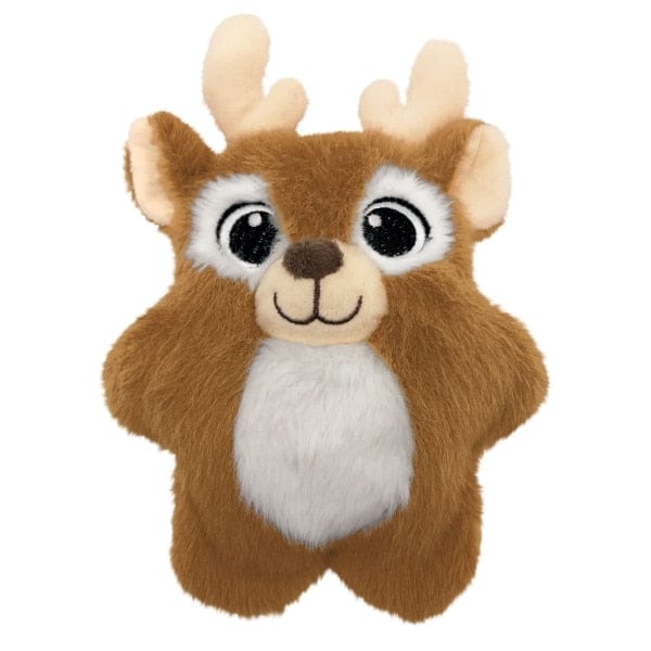 KONG Holiday Snuzzles Reindeer Medium Dog Toy - Durable Chew Toy for Small to Medium Dogs - Perfect for Christmas Gifts & Playtime Fun