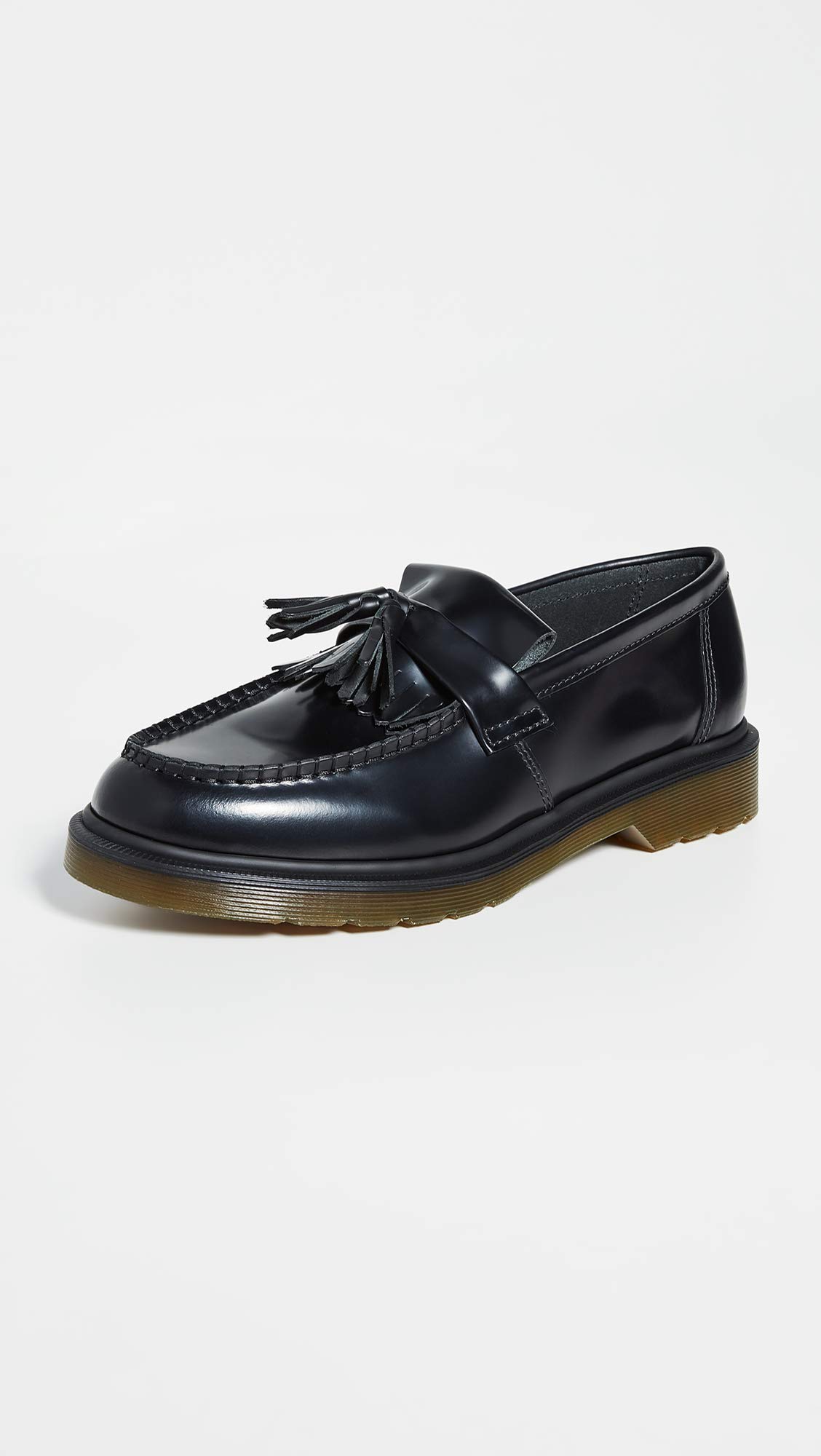 Dr. Martens Unisex Adrian Smooth Leather Tassel Loafers - Comfortable Slip-On Shoes for Men & Women | Perfect for Office, Casual Wear & Travel