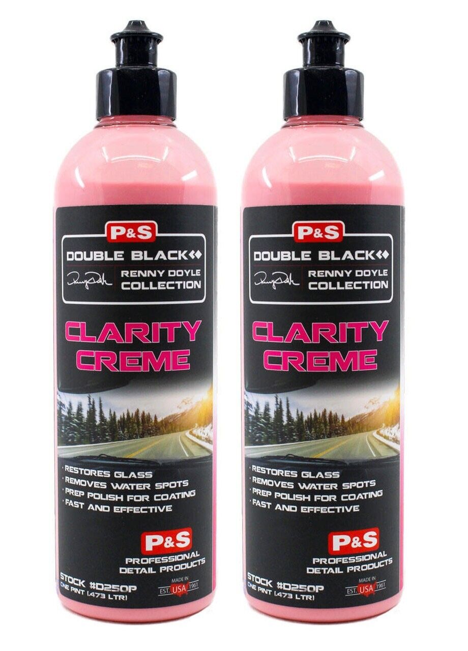 P&S Double Black Collection Clarity Creme - 16 oz Car Wax & Polish for Ultimate Shine | Perfect for Cars, Trucks & Motorcycles