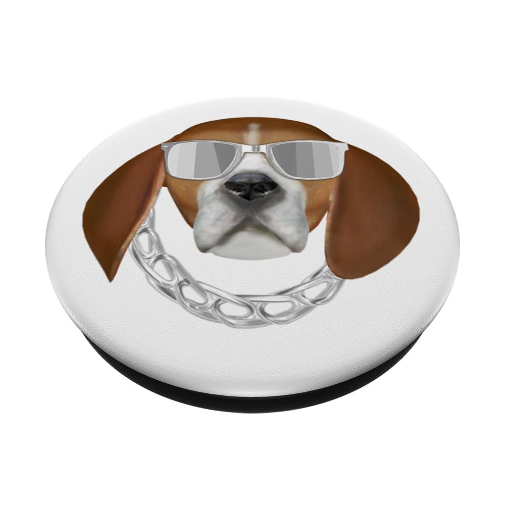Funny Beagle Design PopSockets PopGrip for Dog Lovers - Perfect Gift for Beagle Moms & Dads | Use on Phones, Tablets & Laptops