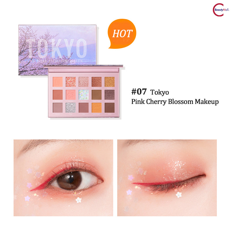 FOCALLURE 15 Color Travel Eyeshadow Palette - Waterproof & Long Lasting Makeup for Everyday & Party Use - Perfect for On-the-Go Beauty & Professional Makeup Artists
