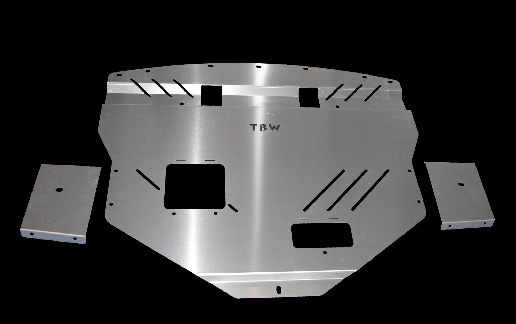 TBW Aluminum Under Tray Skid Plate for 2011-2014 Subaru WRX & STI - Heavy Duty Engine Protection for Off-Road & Rally Racing