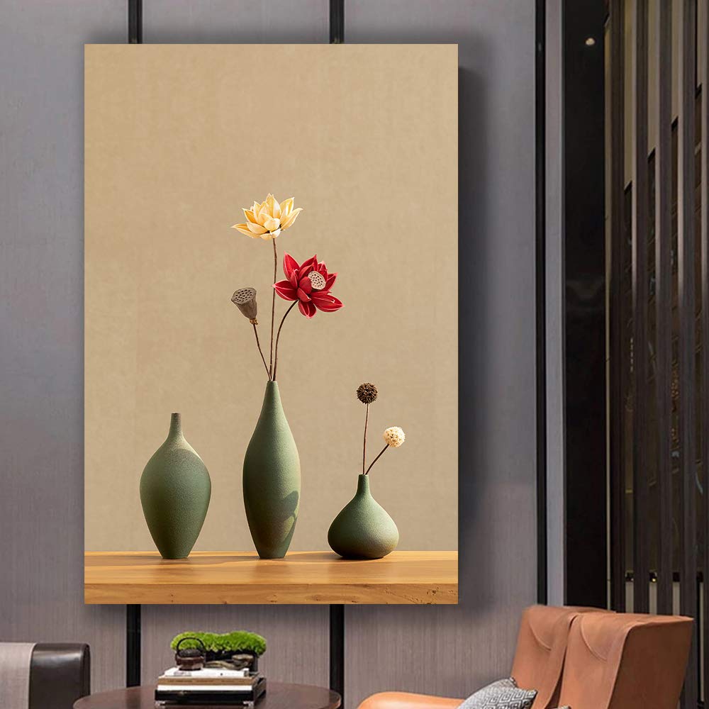 Wall26 Zen Theme Canvas Wall Art - Giclee Painting for Bedroom, Living Room, House Decoration, Home Art - 32x48 inches - Perfect for Meditation Spaces and Modern Interiors