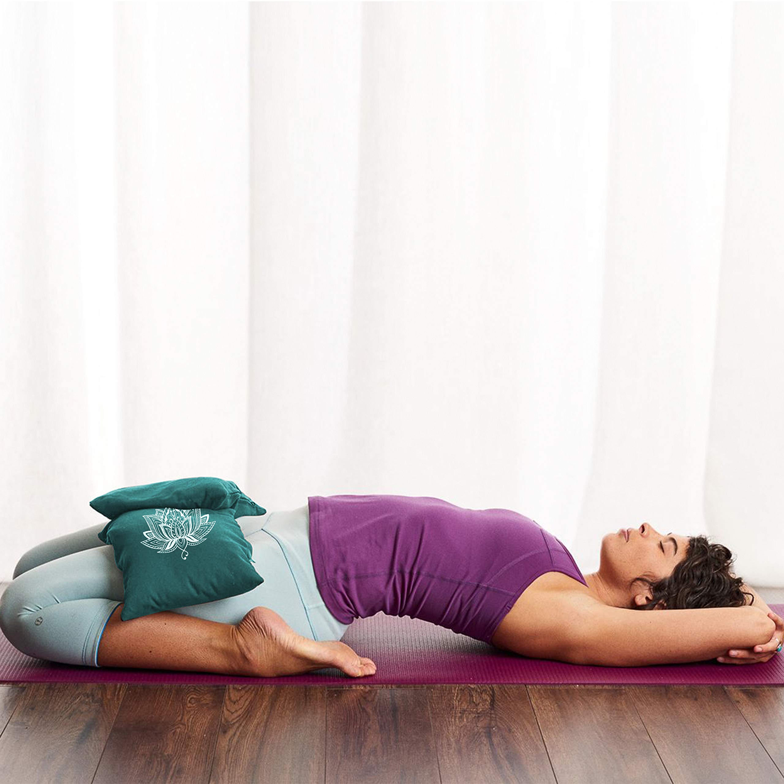 Unfilled Cotton Yoga Sand Bag for Weights & Resistance Training - Perfect for Yoga, Fitness, and Home Workouts