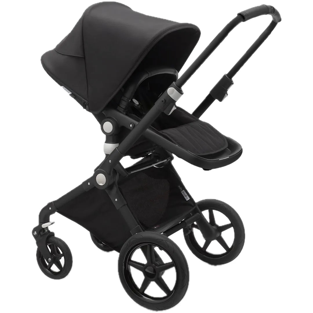 Lynx Complete Stroller - Lightweight Travel System with Adjustable Canopy & Cup Holder, Black/Black | Perfect for Newborns to Toddlers, Ideal for Shopping, Travel & Daily Walks