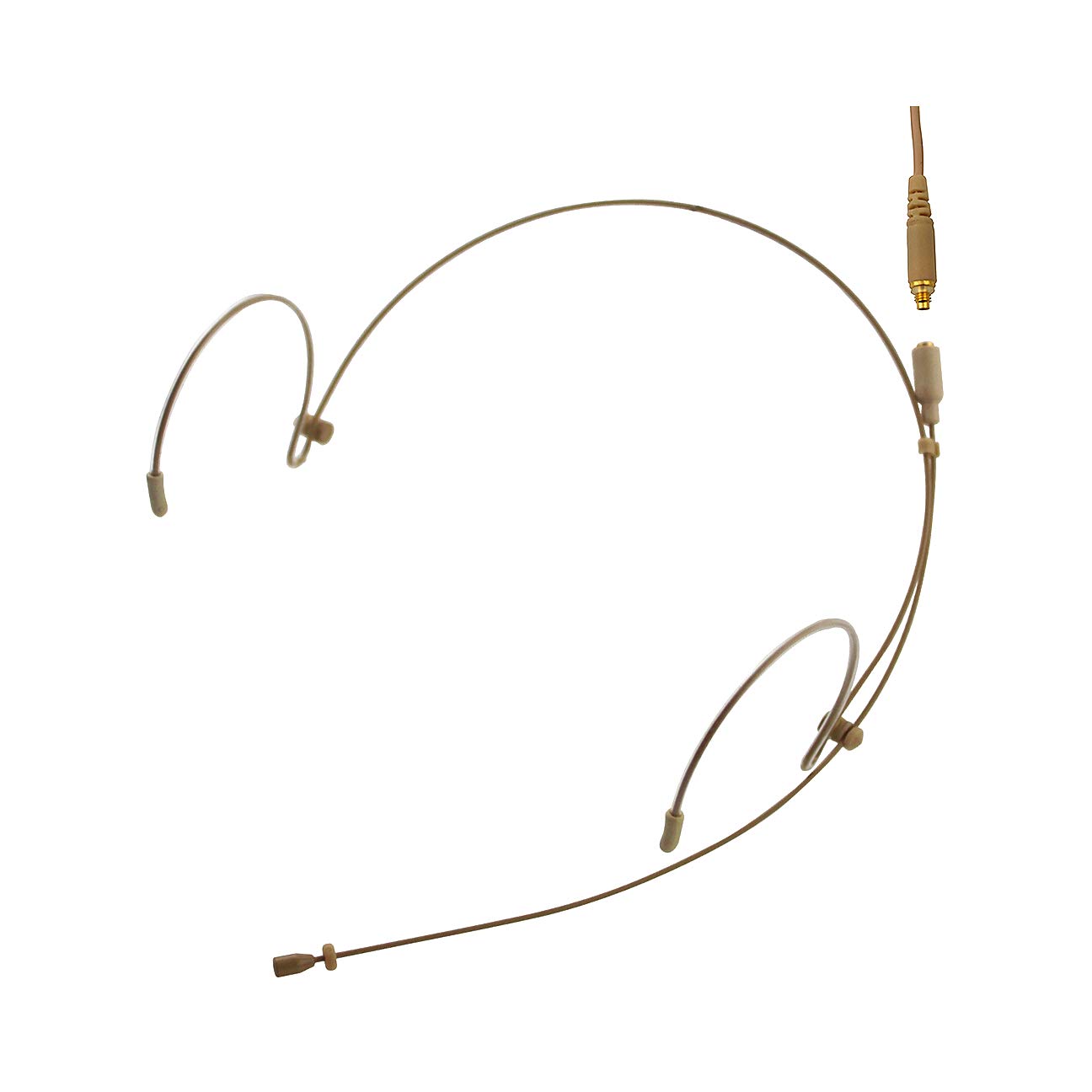 J K Professional Headset Microphone MIC-J 071S - Shure Wireless System Compatible with Detachable TA4F Microdot Cable for Live Performances, Broadcasting & Public Speaking