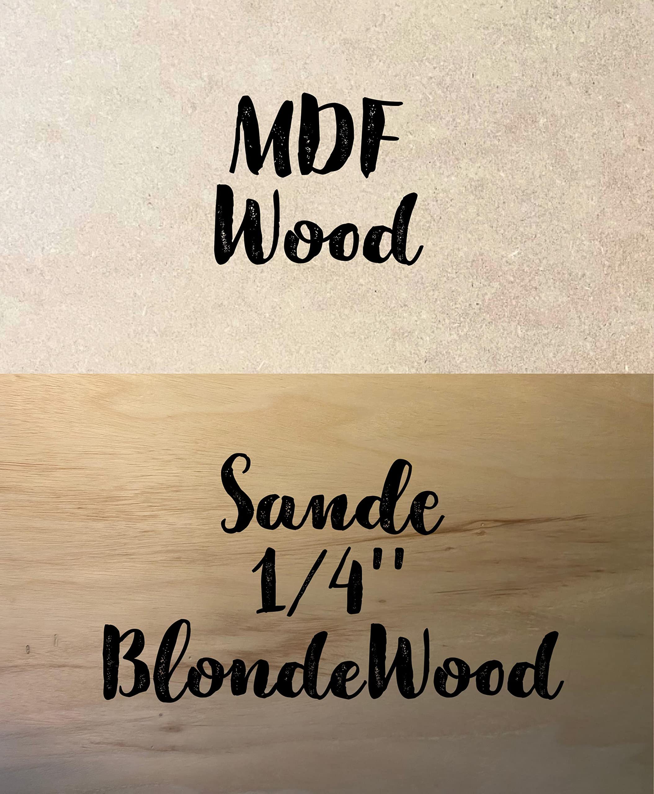 6 Inch Unfinished Wooden Block Letters for Kids - Paintable MDF Alphabet Craft with Rockwell Font - Perfect for Nursery Decor, DIY Projects, and Educational Learning Activities