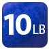 (Neoprene) 10 lbs - Blue