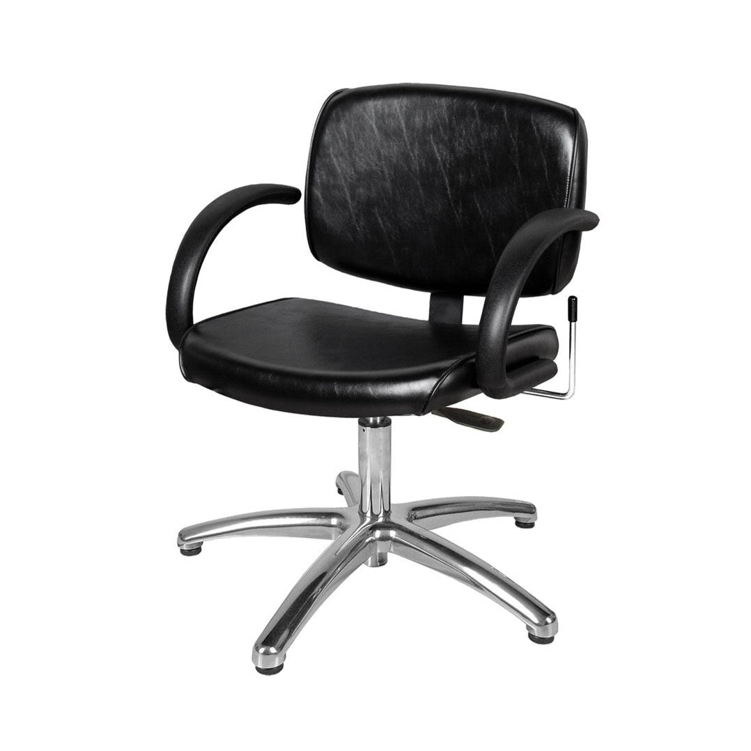 Parker Lever Shampoo Chair - Professional Salon Hair Washing Chair with Adjustable Backrest for Barber & Beauty Shops, Perfect for Haircuts, Coloring & Styling Services