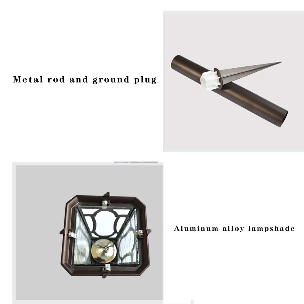 Solar Powered Garden Lights - Waterproof Outdoor LED Path & Lawn Lights with Glass Bird Design for Yard, Patio, Walkway Decoration | Perfect for Landscape Lighting, Garden Pathway, Backyard Illumination