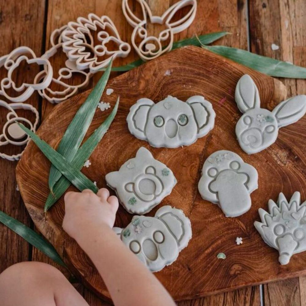 Australian Animal Playdough & Cutter Set for Kids - Fun Educational Sensory Toy for Preschool Learning, Birthday Gifts & Creative Play