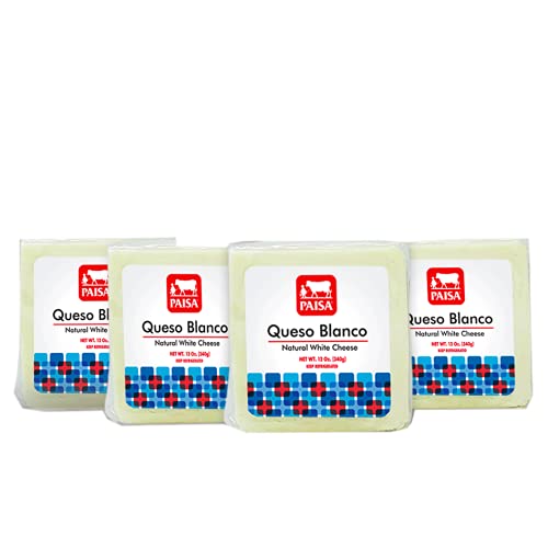 Paisa 4 White Cheese Bundle - 100% Natural Instant Food, Delicate Cheese Snacks (Pack of 4) | Perfect for Sandwiches, Salads & Charcuterie Boards