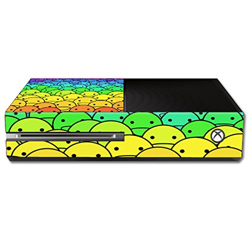 MightySkins Protective Vinyl Decal Wrap Cover for Microsoft Xbox One - Happy Faces Design | Durable, Customizable Skin | Easy to Apply & Remove | Made in USA | Perfect for Gaming Setups & Personalization