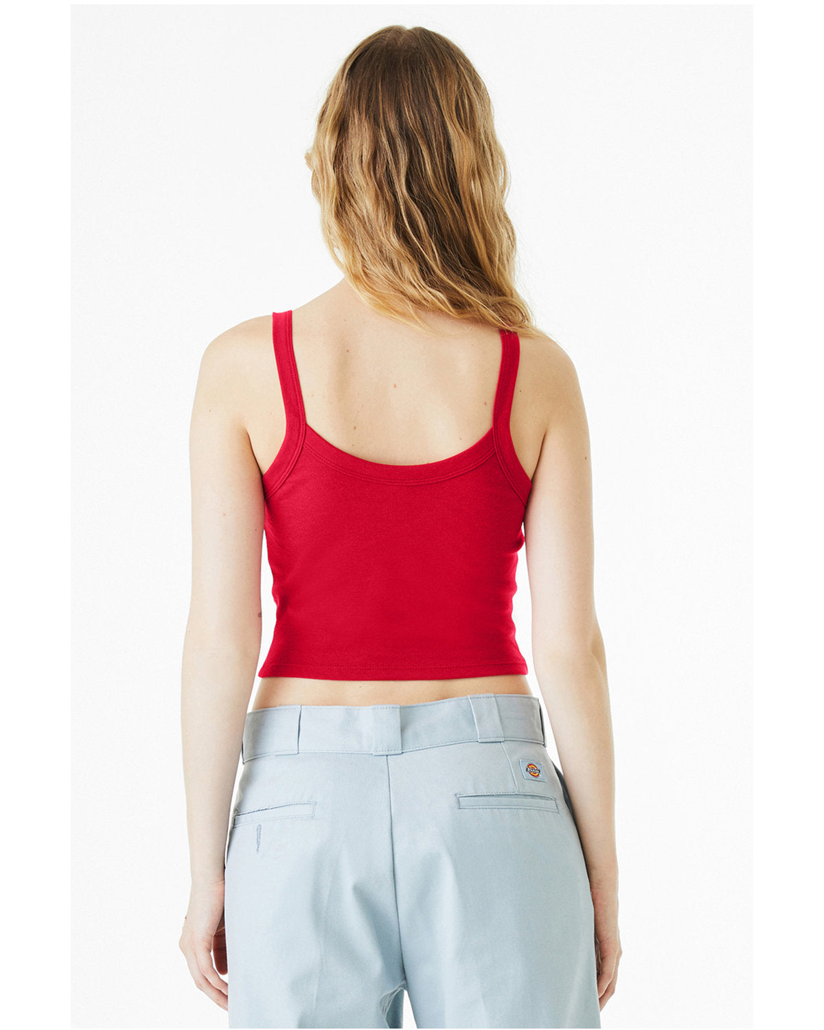 Bella + Canvas 1012BE Women's Micro Ribbed Scoop Neck Tank Top - Soft Stretch Casual Tee for Yoga, Gym & Everyday Wear