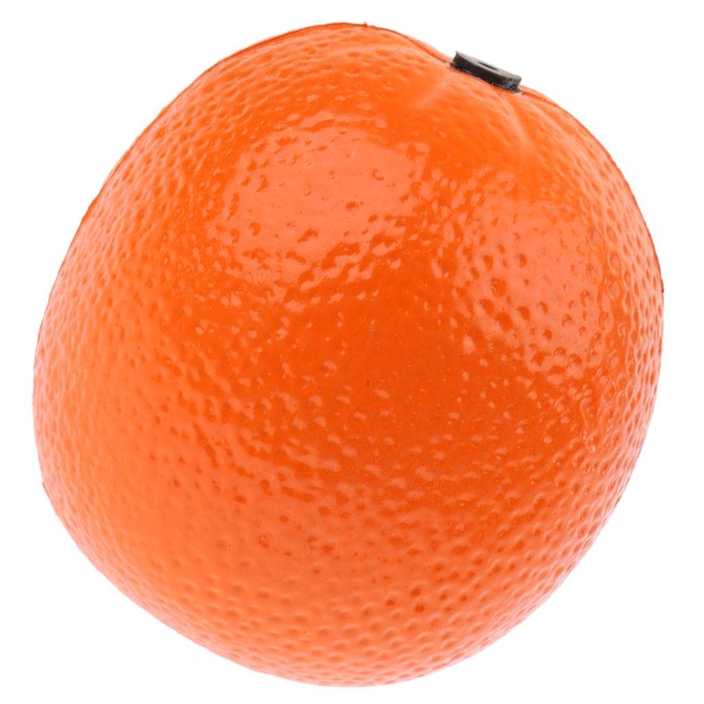 Colorful Fruit-Shaped Kids Handheld Maraca Shakers - Orange Musical Instrument for Toddlers & Preschoolers - Perfect for Birthday Parties, Classroom Activities & Early Childhood Music Education