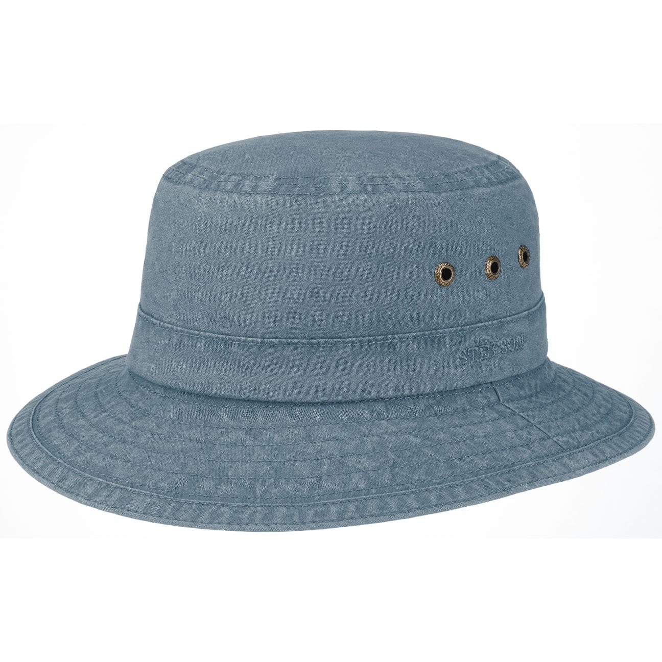 Stylish Stetson Reston Bucket Hat for Men & Women - UV Protection Summer Outdoor Hat for Beach, Hiking, and Travel